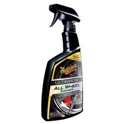 Meguiar's Ultimate All Wheel Cleaner - náš nejúčinnější, pH neutrální čistič na kola s přebarvováním do ruda, 709 ml