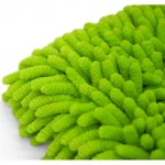 The Collection Chenille Wash Mitt Lime Green mycí rukavice