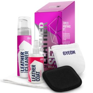 Sada pro čištění a impregnaci znečištěné kůže - Gyeon Q2M Leather Set NATURAL