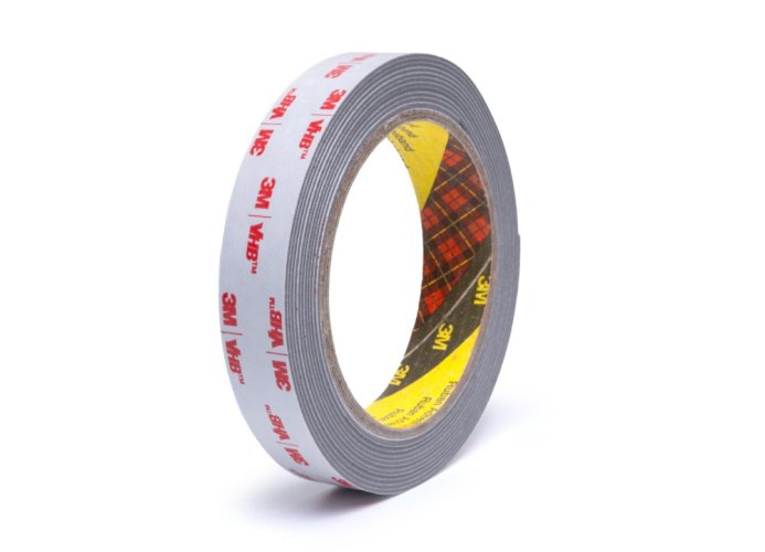 3M™ VHB™ sivá obojstranne silno lepiaca akrylová páska 4941P, 19 mm x 3 m