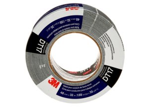 3M™ Super silná páska Duct Tape DT17 do extrémne náročného prostredia, čierna, 48 mm x 32 m