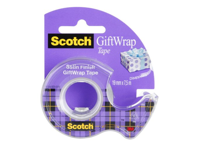 3M™ Scotch® páska na balenie darčekov, 19mm x 7,5m