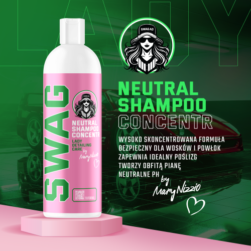 SWAG Lady Neutral Shampoo - pH neutrálny autošampón (500ml)