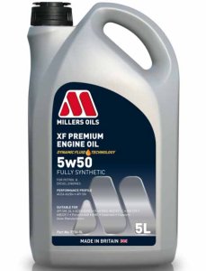 Millers Oils XF PREMIUM 5w50 5 L plně syntetický olej