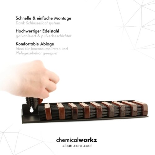 ChemicalWorkz - Nástěnná polička na detailingové kartáče (40 cm)