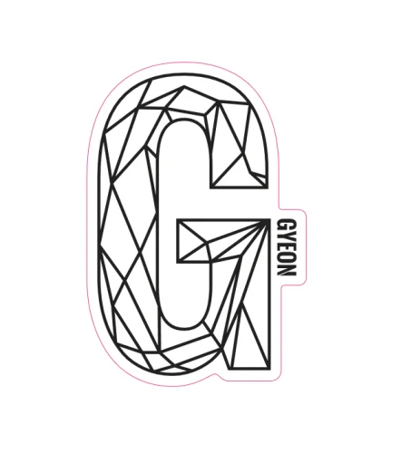 Gyeon G Sticker Black 100x65.6 mm