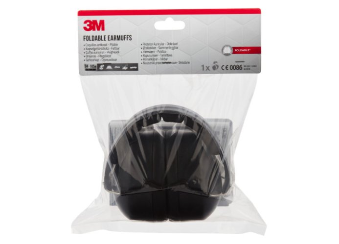 Skládací mušlové chrániče sluchu - 3M - útlum 30 dB