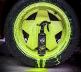Alkalický čistič alu kol - Bad Boys Wheel Cleaner Neon - 1000 ml