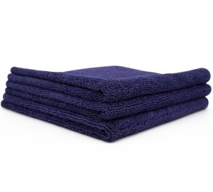 Sada mikrovláknových utěrek The Collection Allround Rand 365 GSM 40x40 cm 3er pack (Navy Blue)