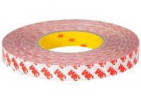 3M™ obojstranná lepiaca páska GPT-020P, priehľadná, 19 mm x 50 m, 0.2 mm
