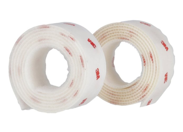 3M™ Hook & Loop™ háčky a smyčky samolepící suchý zip SJ352B, barva bílá