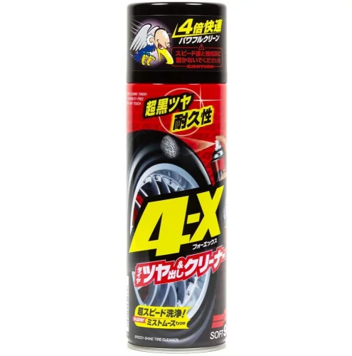 Soft99 4-X Tire Cleaner 470 мл очищувач та просочення для шин