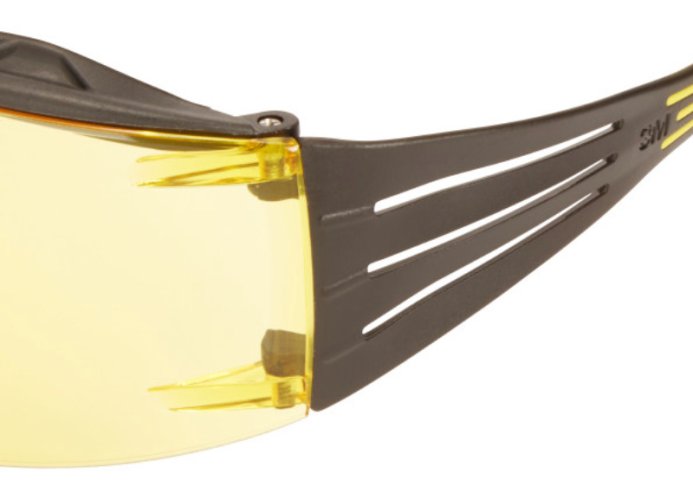 3M™ SecureFit™ ochranné okuliare rady 400, model: SF403XSGAF-YEL, farba zorníka: žltá