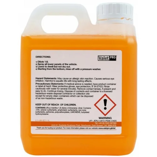 Aktivní předmytí karoserie (citrusový koncentrát) - ValetPro Citrus Pre Wash - 1 l
