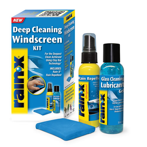 Sada tekutých stěračů - Cleaning Windscreen Kit - Rain-X Deep