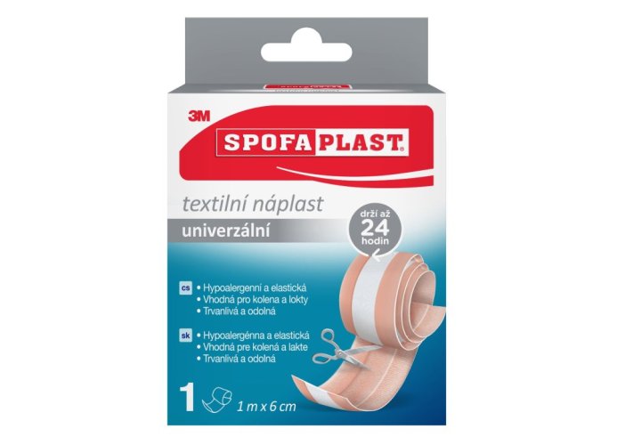 3M Spofaplast® Textilní elastická náplast 154, 1 m × 6 cm