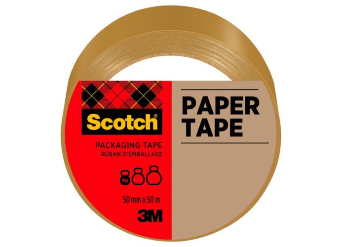 Papírová balicí páska hnědá - 3M Scotch - 50 mm x 50 m