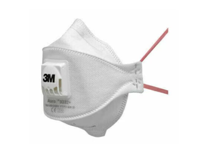 3M Aura filtračná polomaska (respirátor) s ventilom FFP3 (9332+)