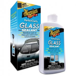 Meguiar's Perfect Clarity Glass Sealant - ochrana skla a okien s efektom tekutých stieračov, 118 ml