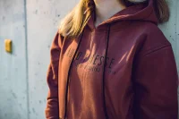 Mikina s kapucňou Auto Finesse MK2 Essentials červená veľkosť S