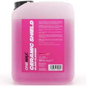 Čistič autoskel s tekutými stěrači - OneWax Ceramic Shield Glass Cleaner - 5000 ml