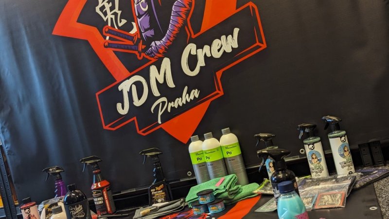 Autokosmetika do cen na sraz JDM Crew Praha