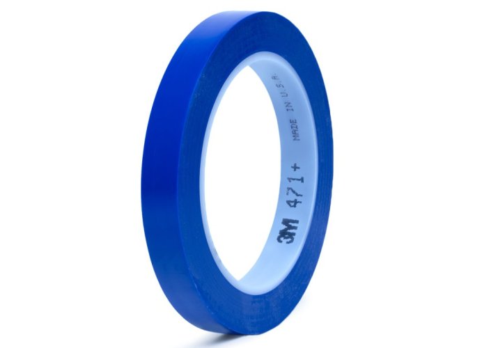 3M™ vinylová maskovacia a airbrushová páska 471+, Indigo, rozmer: 12 mm x 32 m