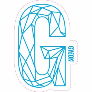 Gyeon G Sticker Blue 200x131.3 mm