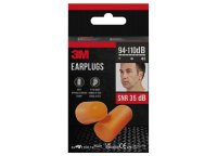 3M™ zátkové chrániče sluchu, typ 1100C4, 4 páry s úložným boxom