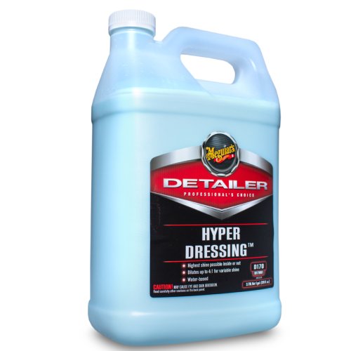 Meguiar's Hyper Dressing - професійний захист для пластику, вінілу та гумових поверхонь з можливістю вибору кінцевого фінішу, 3,78 л