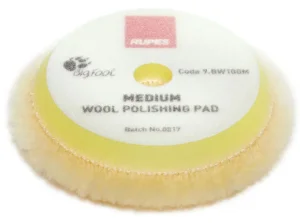 Rupes Wool Polishing Pad 100 Medium