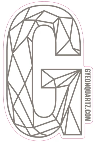 Наклейка Gyeon G срібна 400x254.8 мм