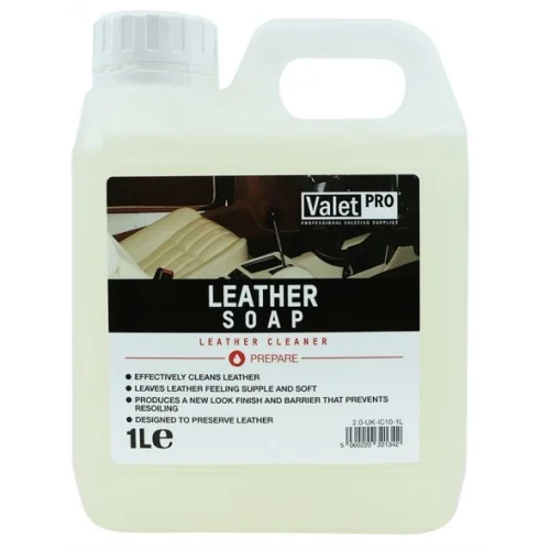 Čisticí mýdlo na kůži do auta - ValetPro Leather Soap - 1000 ml