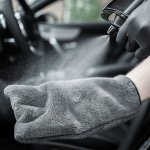 Nuke Guys Detailing Mitt Gray - Mikrovláknová rukavice na interiér