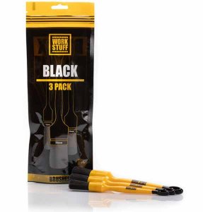 Sada 3 univerzálních štětců na exteriér Work Stuff Black
