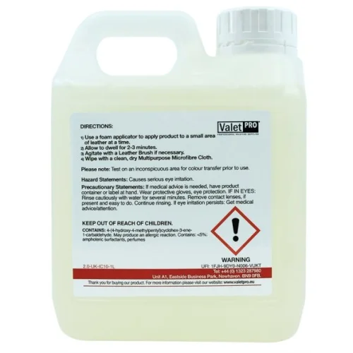 Čisticí mýdlo na kůži do auta - ValetPro Leather Soap - 1000 ml