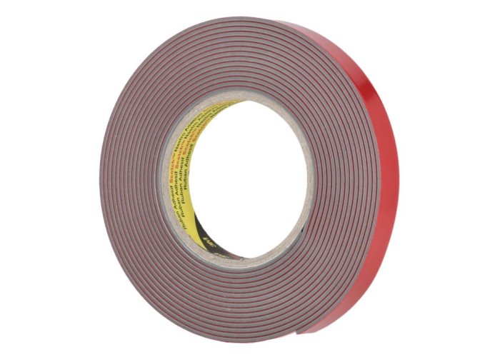 3M™ VHB™ obojstranne silno lepiaca akrylová páska 4991F, sivá, 19 mm x 5,5 m, hrúbka 2,5 mm
