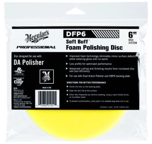 Lešticí kotouč na lak pro DA leštičku (střední) - Meguiar's Soft Buff - 6" (150 mm)