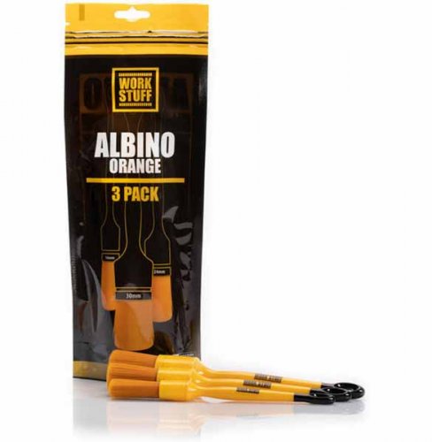 Work Stuff Detailing Brush Albino Orange 3-pack