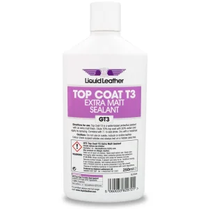 Gliptone Liquid Leather GT3 Top Coat Extra Matt Sealant 250 ml sealant na kůži