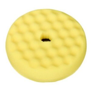 Oboustranný lešticí molitan na lak (vroubkovaný, žlutý) - 3M - 150 mm