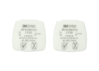 3M™ 4 kusy časticových filtrov Secure Click rady D7000, typ D7925, úroveň ochrany P2 R