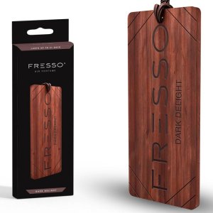 Závěsná vůně do auta s nosičem - FRESSO Dark Delight Hanger