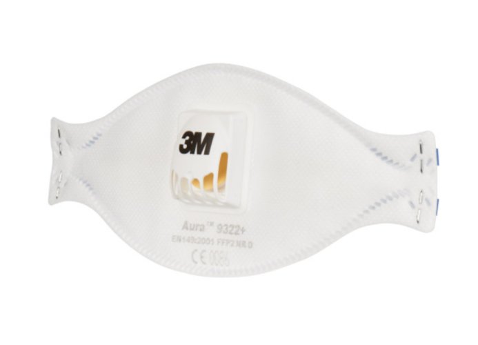 3M Aura filtračná polomaska (respirátor) s ventilom FFP2 (9322+)