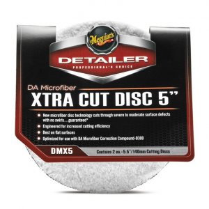 Meguiar's DA Microfiber Xtra Cut Disc 5" - extra abrazivní mikrovláknový lešticí kotouč, 5palcový (2 kusy)