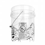 Nuke Guys Clear Wash Bucket - 20l transparentní detailingový kbelík