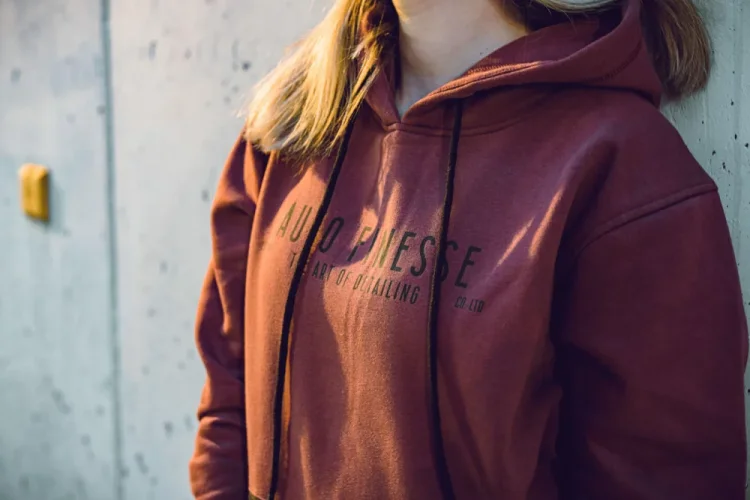 Mikina s kapucňou Auto Finesse MK2 Essentials červená veľkosť S