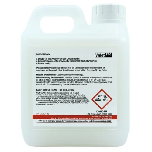 Enzymatický pohlcovač zápachu do interiéru auta - ValetPro Enzyme Odour Eater - 1000 ml