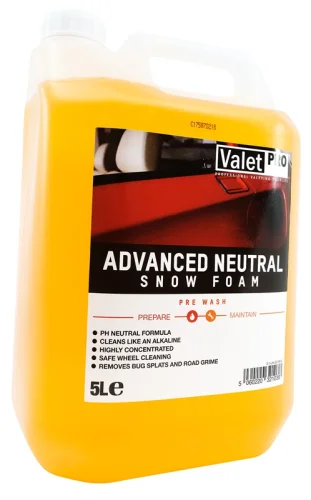 pH neutrální aktivní pěna na předmytí karoserie - ValetPro Advanced Neutral Snow Foam - 5 l