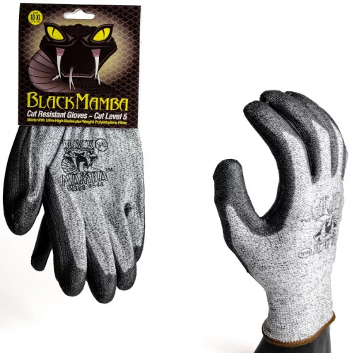 Black Mamba Cut Resistant Gloves L rukavice proti pořezání velikost L